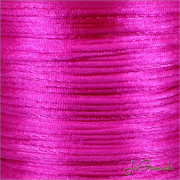 Nylonová šnúrka 1mm ružová - 1m (1026)